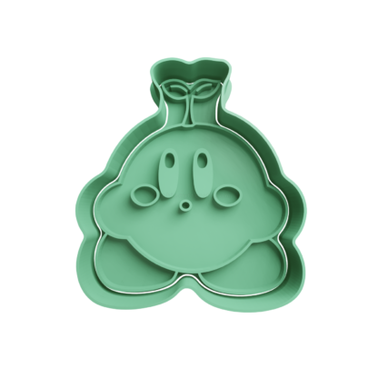 Kirby with Plant Cookie Cutter STL