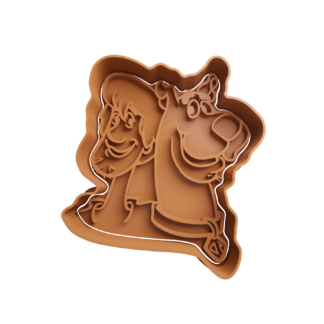 Scooby Doo and Shaggy Cookie Cutter STL