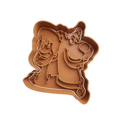Scooby Doo and Shaggy Cookie Cutter STL