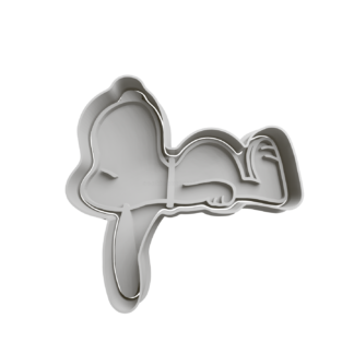 Snoopy Cookie Cutter STL 2