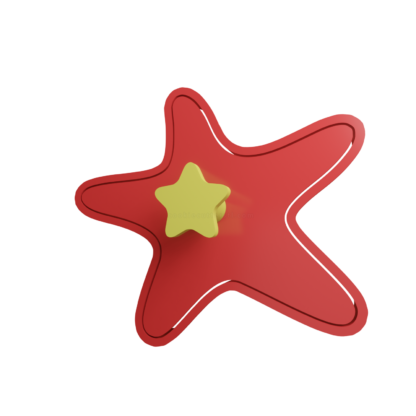 Starfish Cookie Cutter STL 2