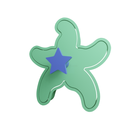 Starfish Cookie Cutter STL 3
