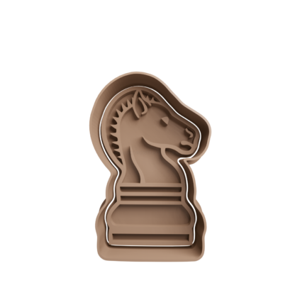 Chess Knight Cookie Cutter STL