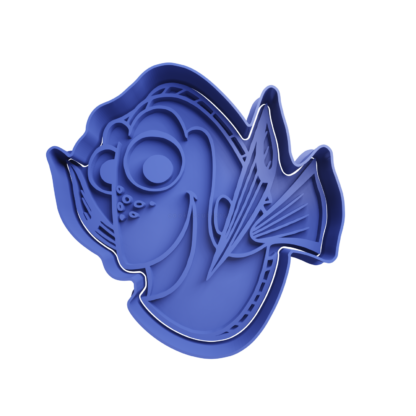 Blue Regal Tang Dory Cookie Cutter STL 2