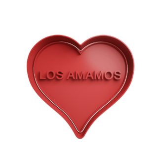 Heart -Los Amamos Cookie Cutter STL