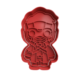 Starlord Cookie Cutter STL