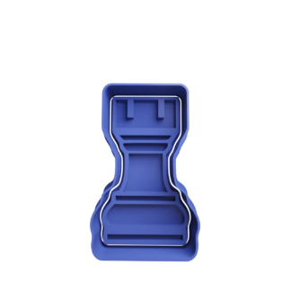 Chess Rook Cookie Cutter STL