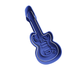 Electric Guitar Cookie Cutter STL