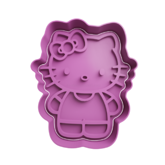 Hello Kitty Cookie Cutter STL