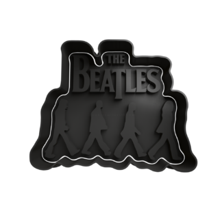 The Beatles Cookie Cutter STL
