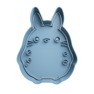 Totoro with Susuwatari Cookie Cutter STL