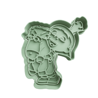 Agnes with Unicorn Cookie Cutter STL