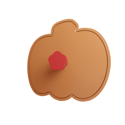 Pumpkin Cute Cookie Cutter STL 2