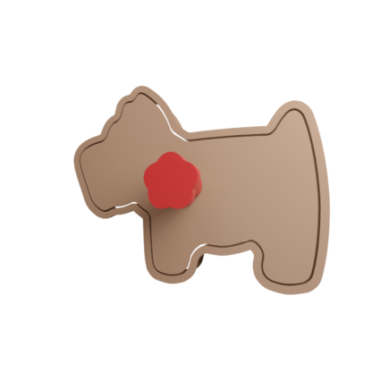 Dog Schnauzer Cookie Cutter STL 2