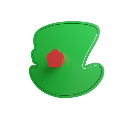 Green Irish Hat Cookie Cutter STL