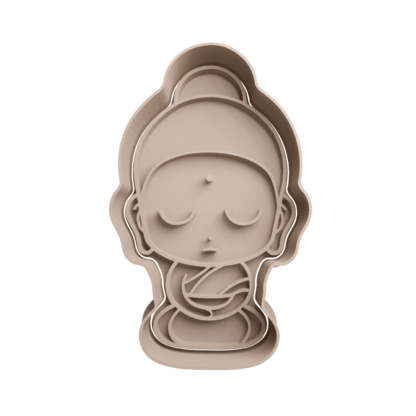 Buda Cute Cookie Cutter STL 2