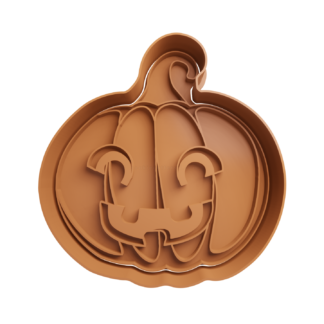 Pumpkin Halloween Cookie Cutter STL 3