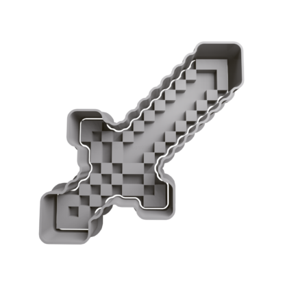 Sword Minecraft Cookie Cutter STL 2