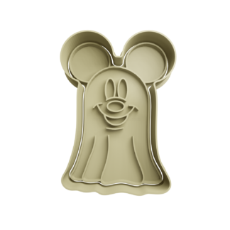 Mickey Ghost Cookie Cutter STL