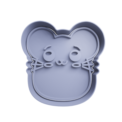 Hamster Cute Cookie Cutter STL