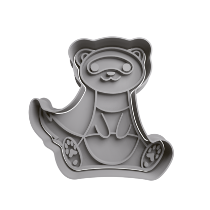 Ferret Cute Cookie Cutter STL 2