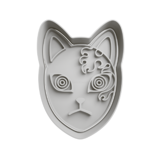 Tanjiro’s Cat Mask Cookie Cutter STL