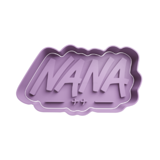 Nana Logo Cookie Cutter STL