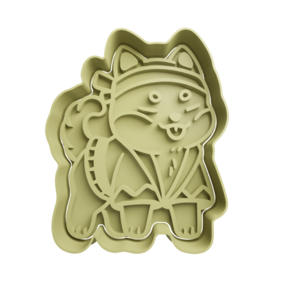 Akita Dog Cookie Cutter STL