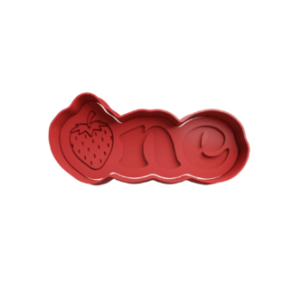ONE Strawberry Cookie Cutter STL