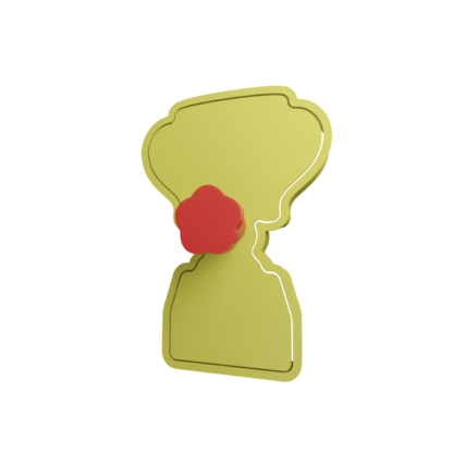 Trophy Cookie Cutter STL