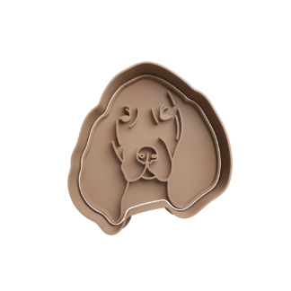Basset Hound Dog Puppies Cookie Cutter STL