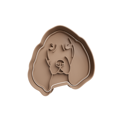 Basset Hound Dog Puppies Cookie Cutter STL