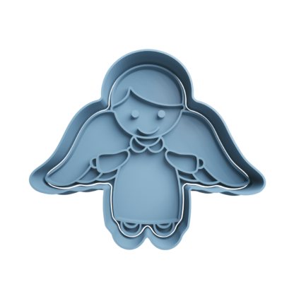 Angel Cookie Cutter STL 12