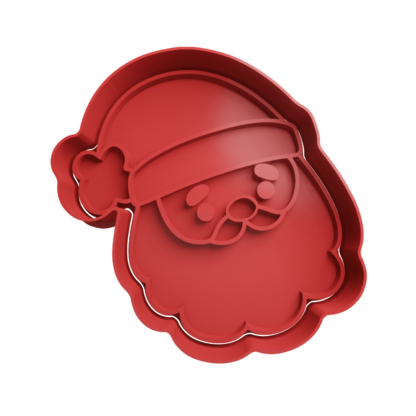 Santa Claus Cookie Cutter STL 13