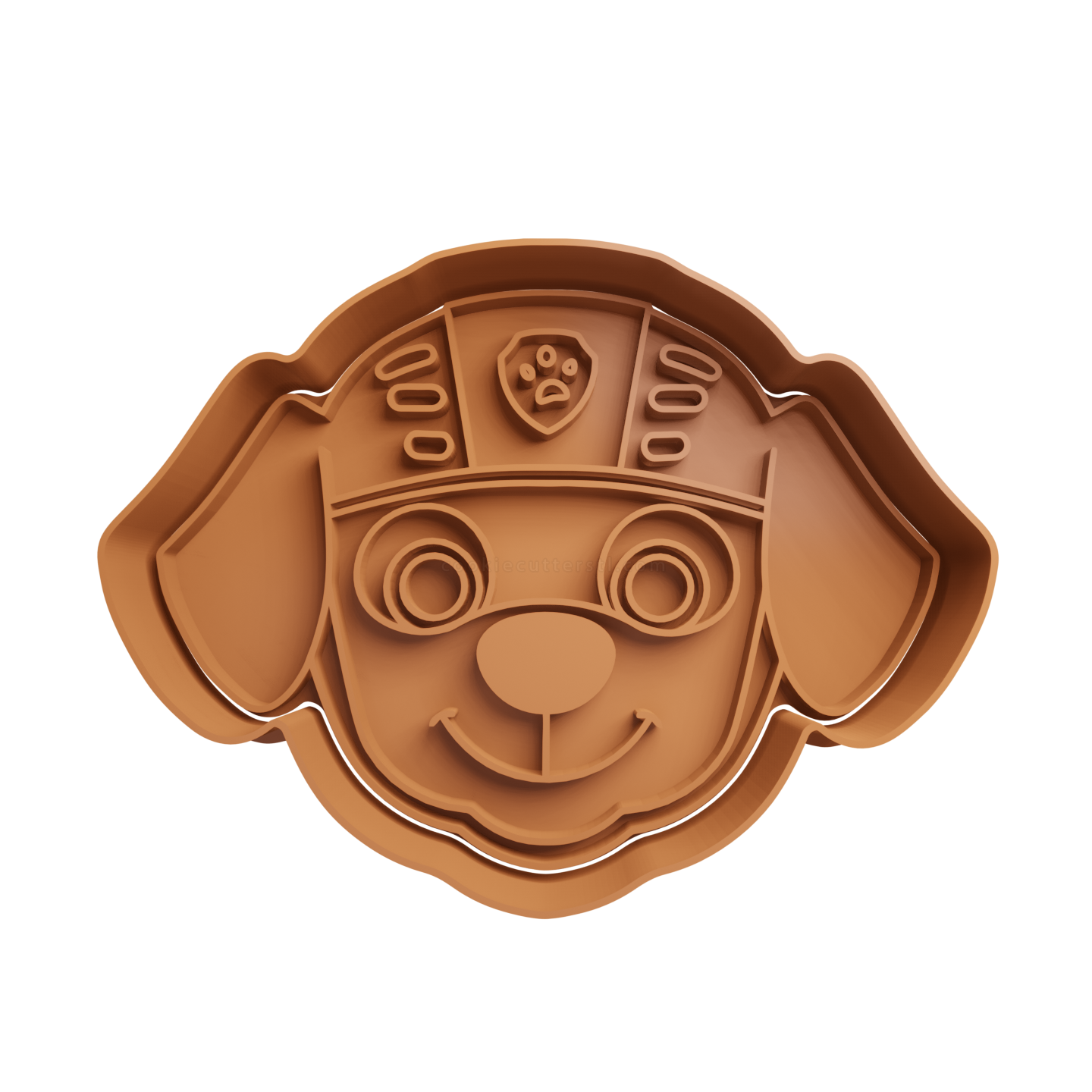 Zuma Head Cookie Cutter STL - Cookie Cutter STL Store - Design Optimized  For 3d Printing