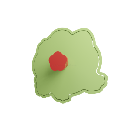 Bulbasaur Cute Cookie Cutter STL 2