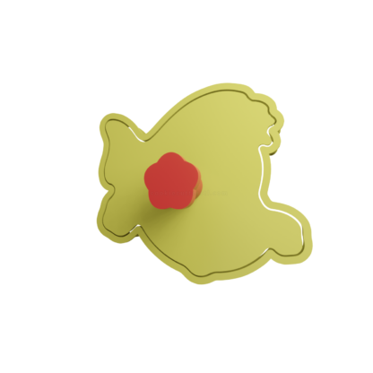 Flounder Cookie Cutter STL 3