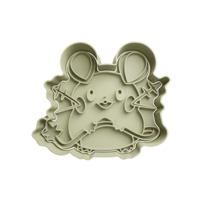 Dedenne Cookie Cutter STL