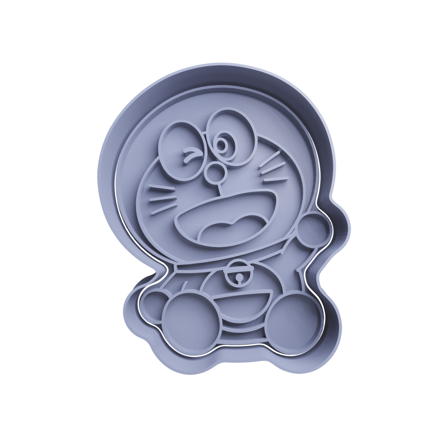 Doraemon & Dorami Pull Press Plastic Cookie Cutter Fondant Biscuit Muffin  Cup Cake Decoration bakeware