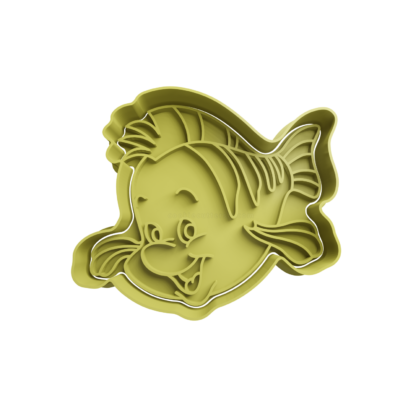 Flounder Cookie Cutter STL 3