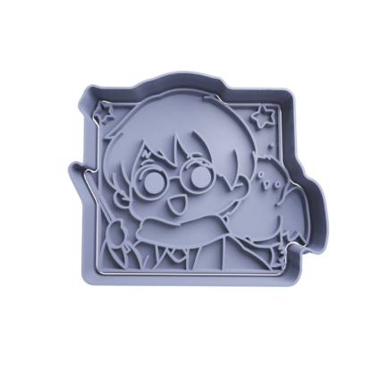 Harry Potter with Hedwig Cookie Cutter STL