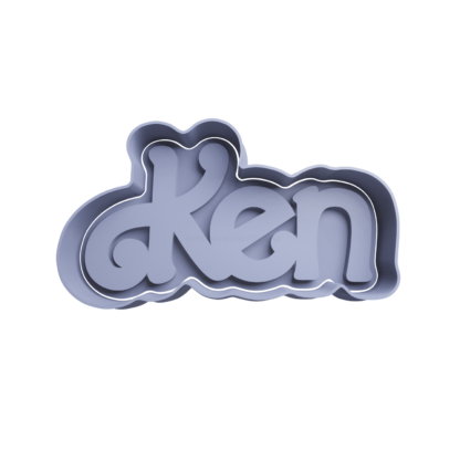 Ken Logo Cookie Cutter STL