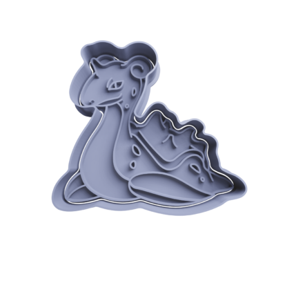 Lapras Cookie Cutter STL 2