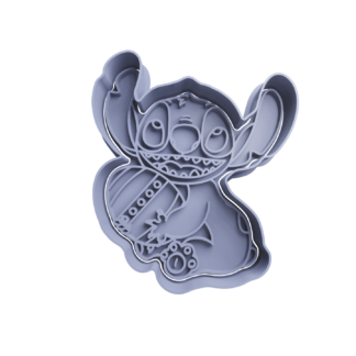 Stitch with Egg Cookie Cutter STL