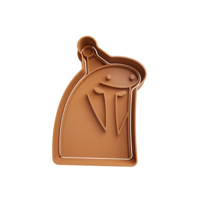 Flork Party Cookie Cutter STL 2