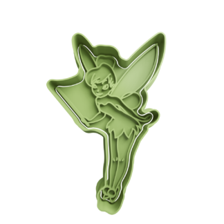 Tinkerbell with Wand Cookie Cutter STL