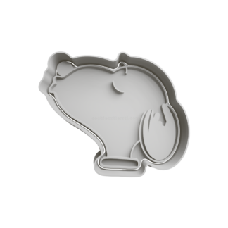 Snoopy Cookie Cutter STL 3