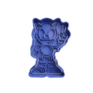 Sonic Cookie Cutter STL 7