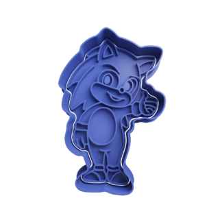 Sonic OK Cookie Cutter STL 2