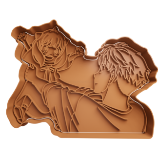 Anya and Loid Forger Cookie Cutter STL